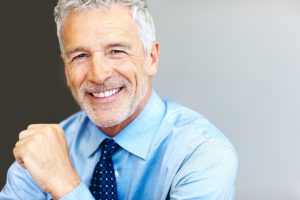 older man smiling